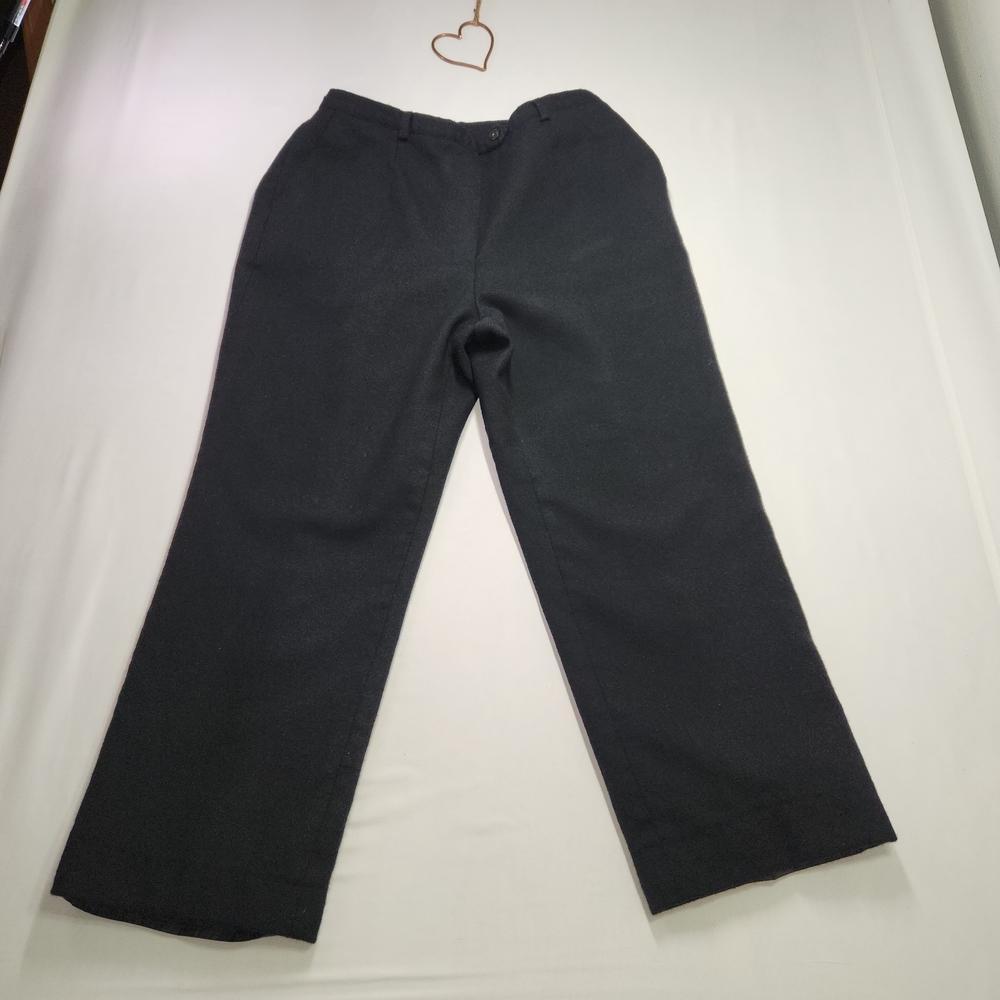 ⭐️Vintage Sag Harbor High-Rise Wide Leg Pants Size 14 Certified 100% Wool Preppy